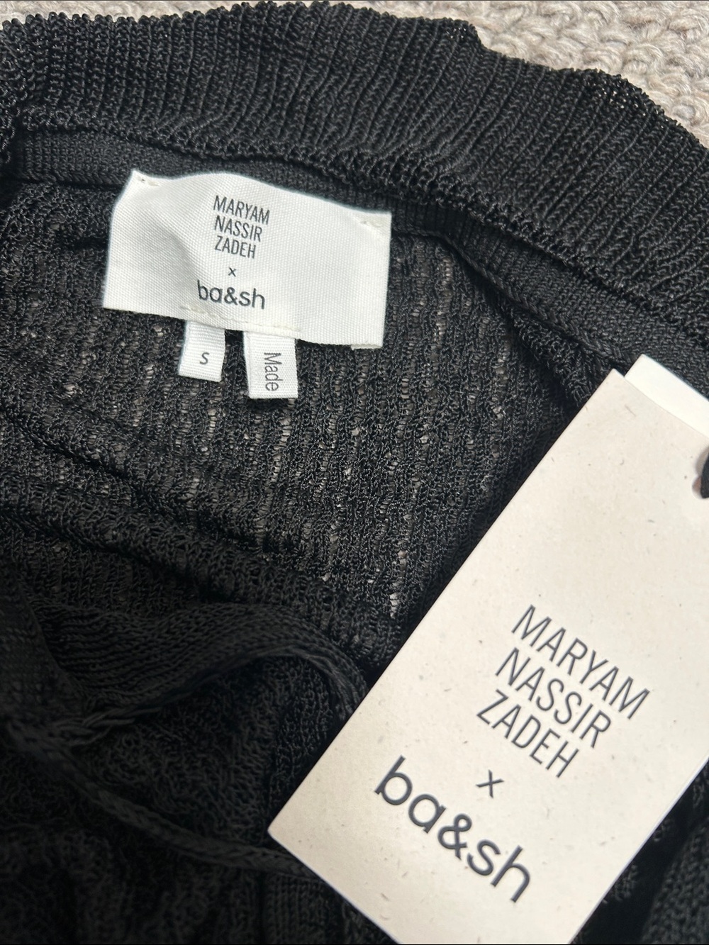 ba&sh Black Women’s Jeans - Maryam Nassir Zadeh Collaboration